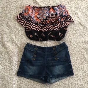 Express Layered Strapless Top